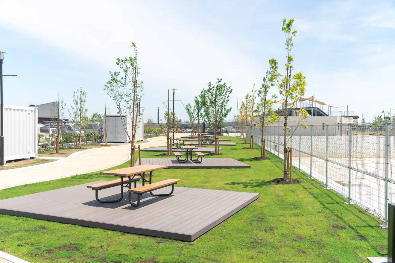 デッキ広場（バーベキュー場）